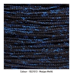 Μύκονος Glitz Για Τσάντες  Νήμα Macrame Χρώμα 102/613 Μαύρο/Μπλε